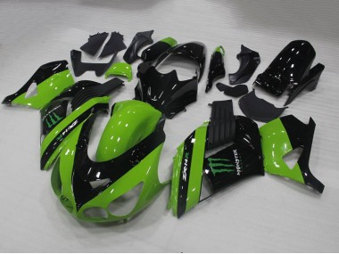 Vert Monster Carénage Moto ZX14R ZZR 1400 2006-2011