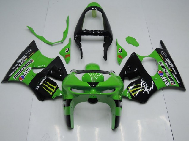 Vert Monster Carénage Moto ZX6R 1998-1999