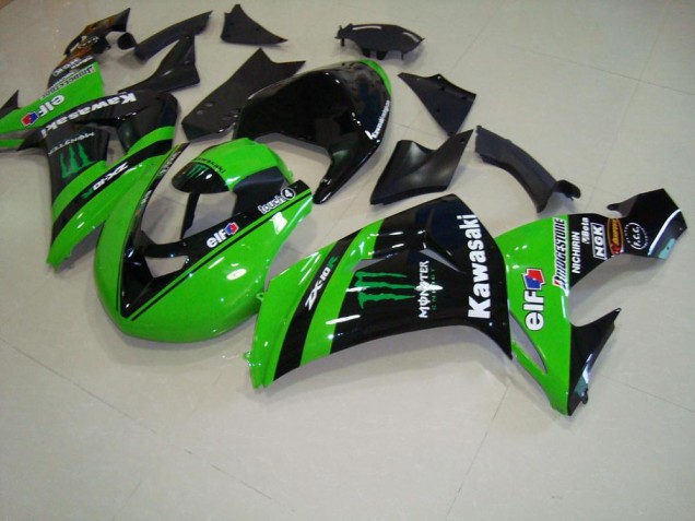 Vert Monster Courses Carénage Moto ZX10R 2006-2007 Vert Monster Courses Carénage Moto ZX10R 2006-2007