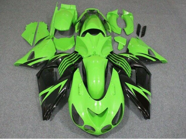 Vert Noir Carénage Moto ZX14R ZZR 1400 2006-2011