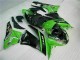 Vert Noir Carénages Moto ZX6R 2009-2012 Vert Noir Carénages Moto ZX6R 2009-2012