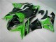 Vert Noir Carénages Moto ZX6R 2009-2012 Vert Noir Carénages Moto ZX6R 2009-2012