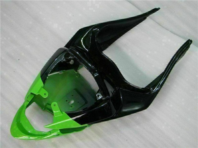 Vert Noir Carénages Moto ZX6R 2009-2012 Vert Noir Carénages Moto ZX6R 2009-2012
