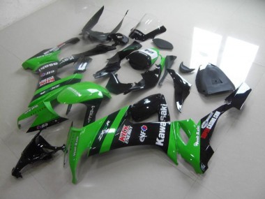 Vert Noir Kick Carénage Moto ZX10R 2008-2010