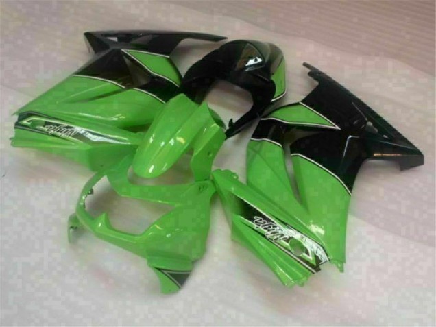 Vert Noir Kit Carénages Motos Complet EX250 2008-2012 Vert Noir Kit Carénages Motos Complet EX250 2008-2012