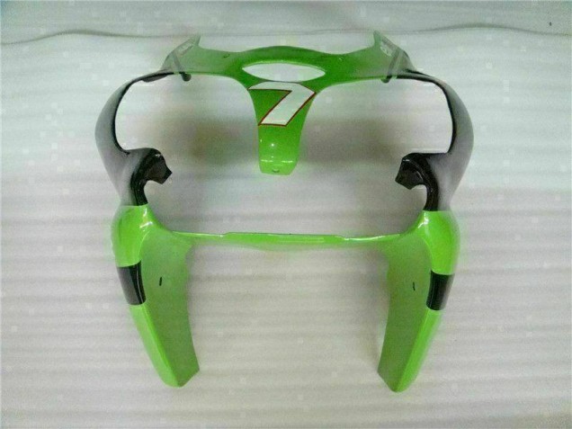 Vert Noir Kit Carénages Motos Complet ZX6R 2000-2002 Vert Noir Kit Carénages Motos Complet ZX6R 2000-2002