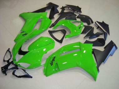 Vert Noir Mat Carénage Moto ZX6R 2007-2008