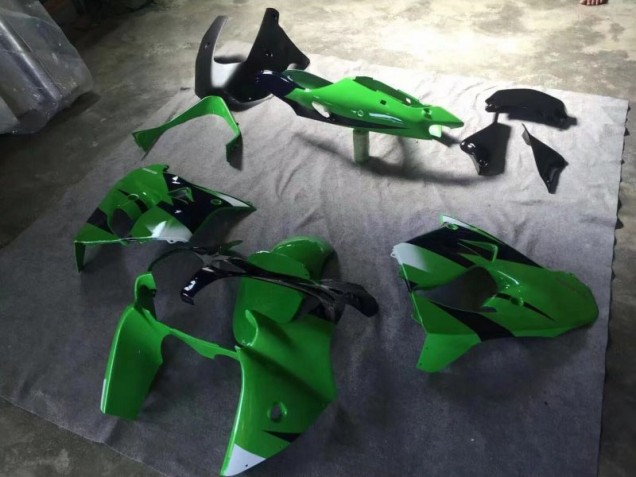 Vert Noir Mat Ink Bleu Carénage Moto ZX9R 2000-2001
