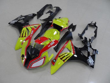 Vert Rouge Monster Carénage Moto S1000RR 2009-2014