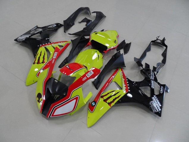 Vert Rouge Monster Carénage Moto S1000RR 2009-2014 Vert Rouge Monster Carénage Moto S1000RR 2009-2014
