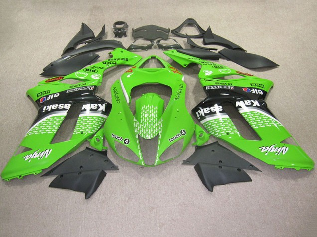 Vert Touch 4 Carénage Moto ZX6R 2007-2008