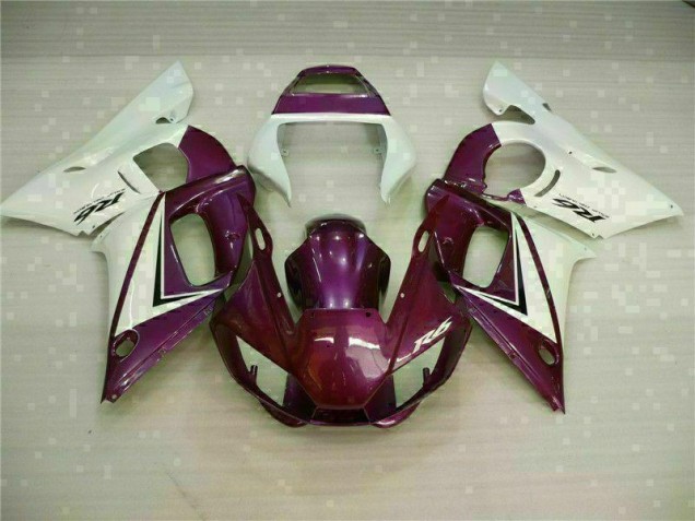 Violet Blanc Carénage Moto R6 1998-2002